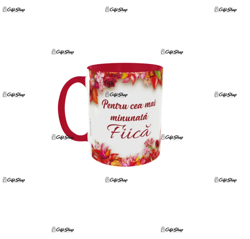 Pentru cea mai minunata fiica, cana ceramica, 330ml, cgs1193b